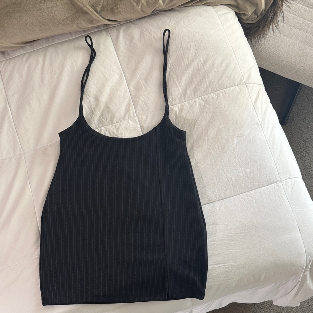 Pinstripe dress